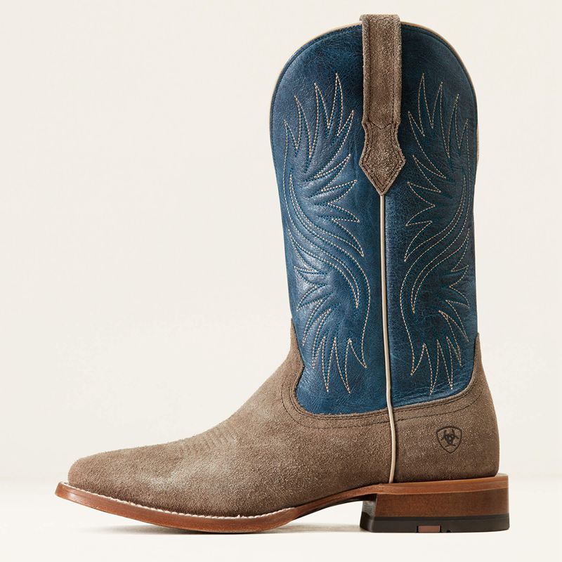 Smokey Roughout Ariat Circuit Rockridge Western Boot | 53MLEONPZ