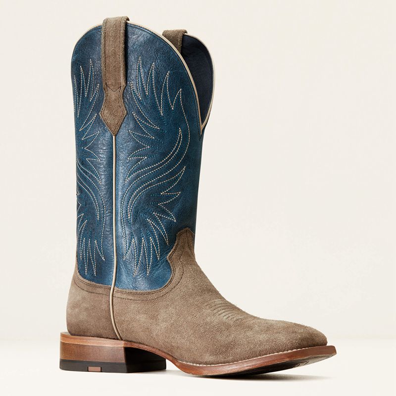 Smokey Roughout Ariat Circuit Rockridge Western Boot | 53MLEONPZ