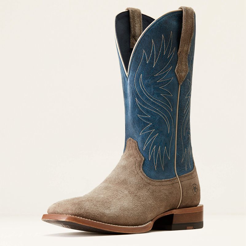 Smokey Roughout Ariat Circuit Rockridge Western Boot | 53MLEONPZ