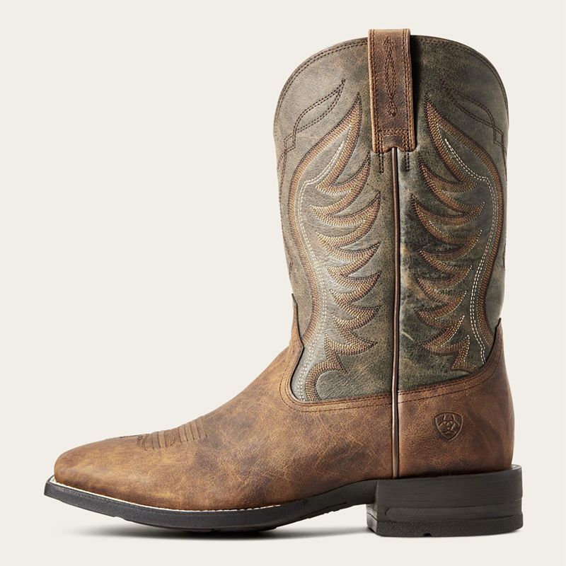 Sorrel Crunch Ariat Amos Cowboy Boot | 65DABNTHS