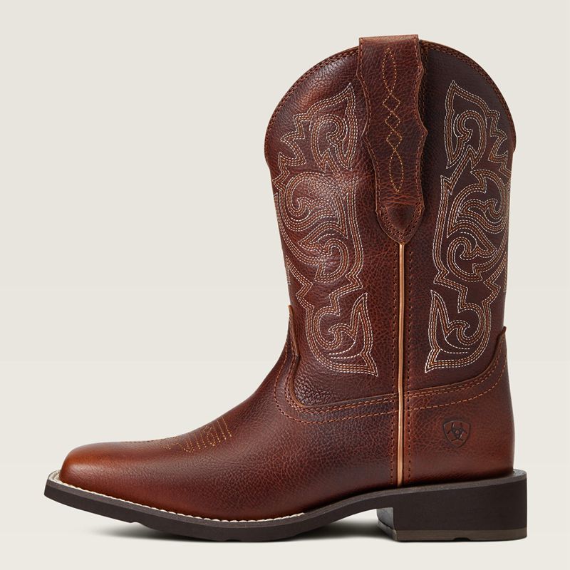 Spiced Cider Ariat Delilah Stretchfit Western Boot | 68EWOPZHL