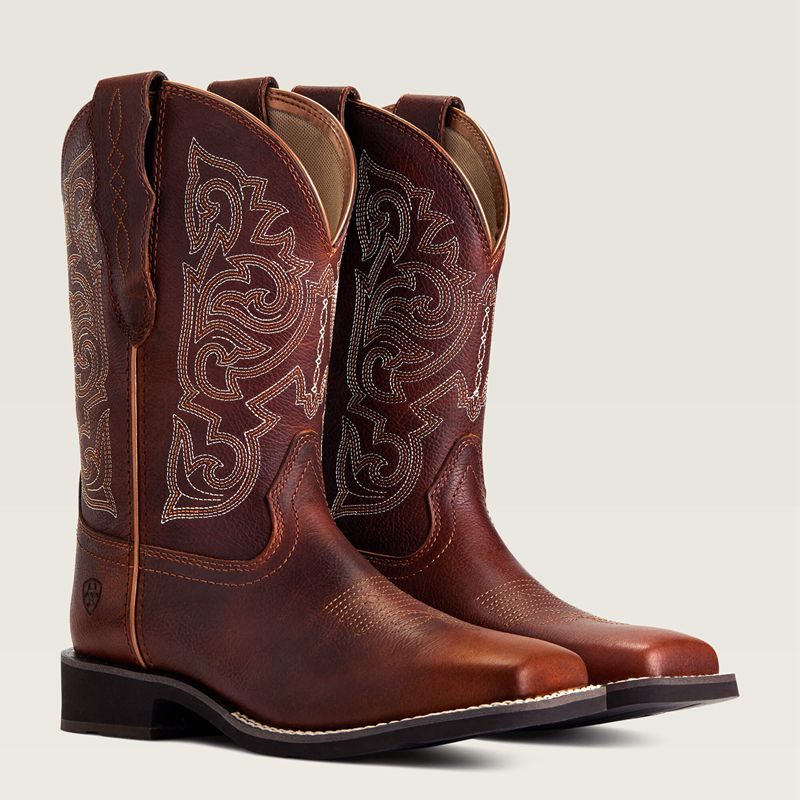 Spiced Cider Ariat Delilah Stretchfit Western Boot | 68EWOPZHL