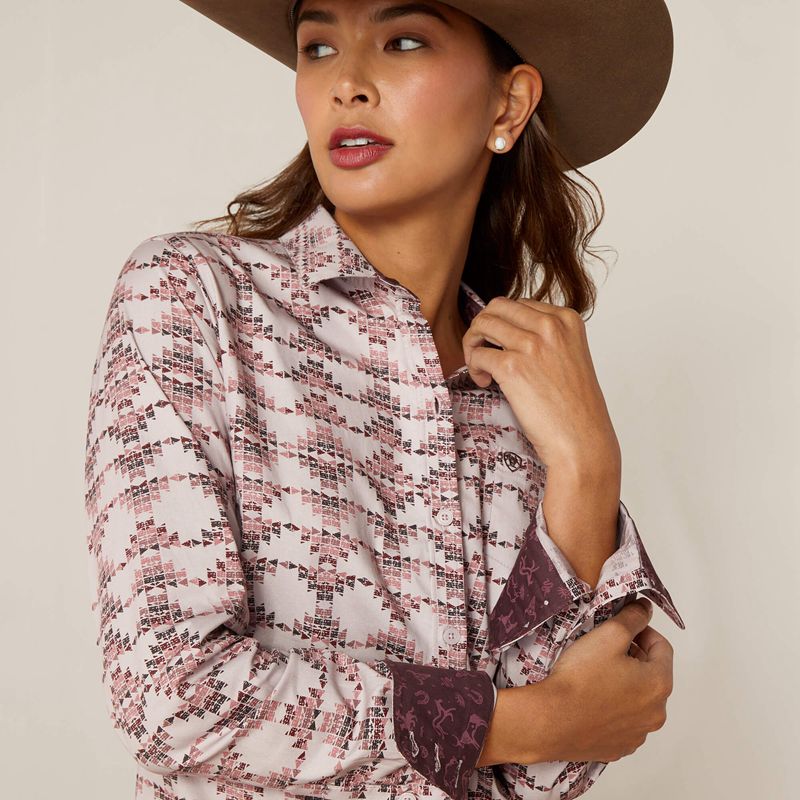 Starlight Print Ariat Kirby Stretch Shirt | 24FYCBZIX