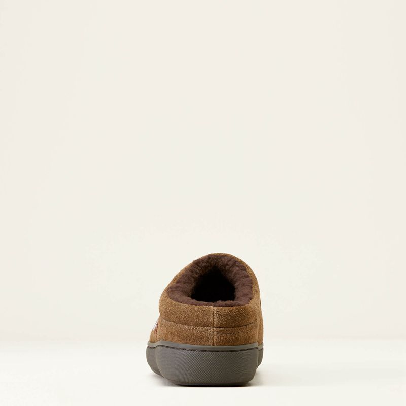 Stone Mexico Ariat Logo Hooded Back Slipper | 16IXSBKRU