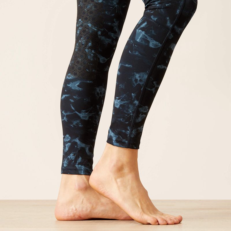 Stormy Skies Ariat Eos Print Knee Patch Tight | 04CWYZTQL