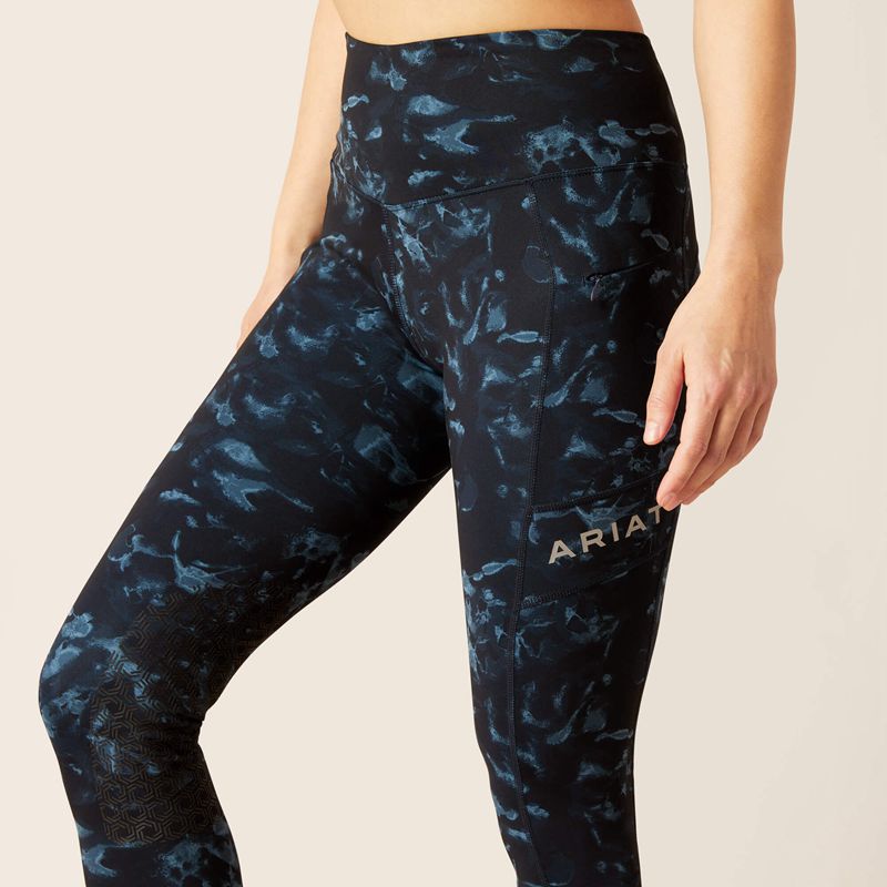 Stormy Skies Ariat Eos Print Knee Patch Tight | 04CWYZTQL