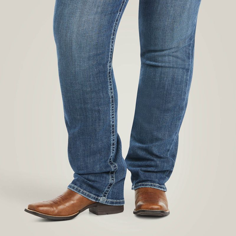 Stryker Ariat R.E.A.L. Mid Rise Arrow Gianna Straight Jean | 70BDAFMUL