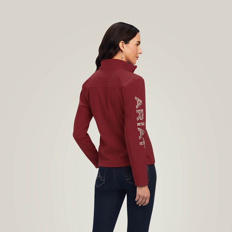 Sun-Dried Tomato Ariat Aparejo Team Softshell Jacket | 19EYXGWUA