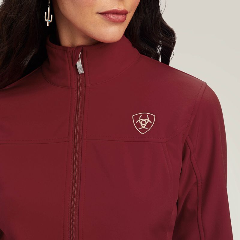 Sun-Dried Tomato Ariat Aparejo Team Softshell Jacket | 19EYXGWUA