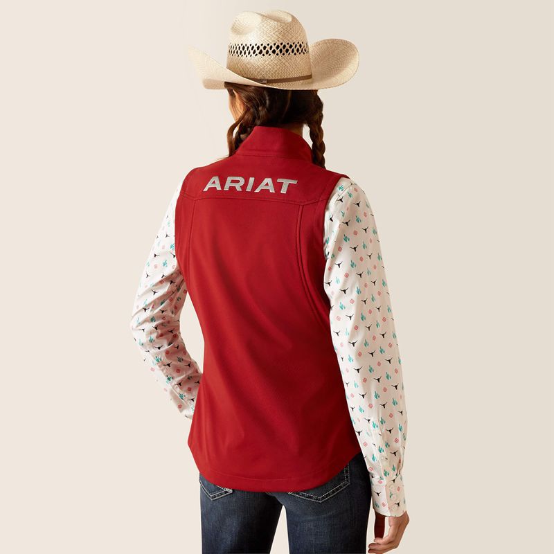 Sun-Dried Tomato Ariat New Team Softshell Vest | 05MFASWCT