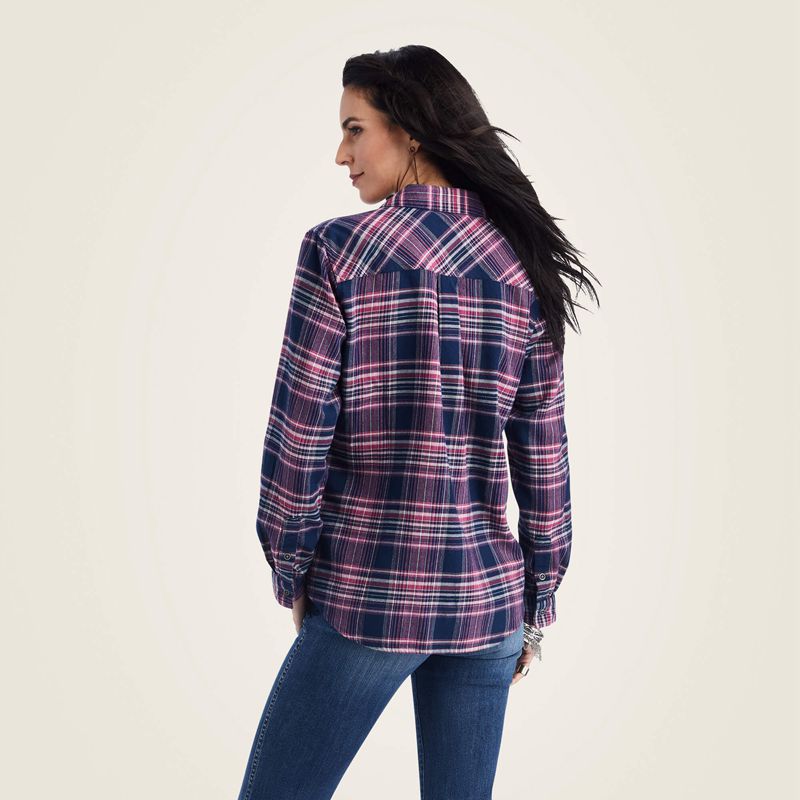 Sweetness Plaid Ariat Billie Jean Shirt | 52ULJMCTG