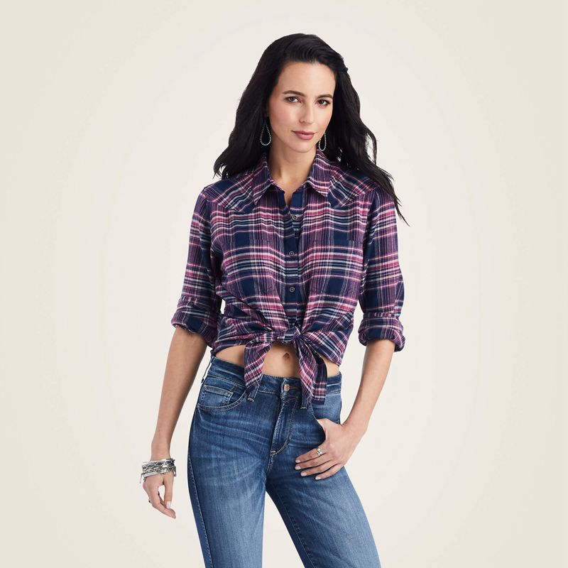 Sweetness Plaid Ariat Billie Jean Shirt | 52ULJMCTG