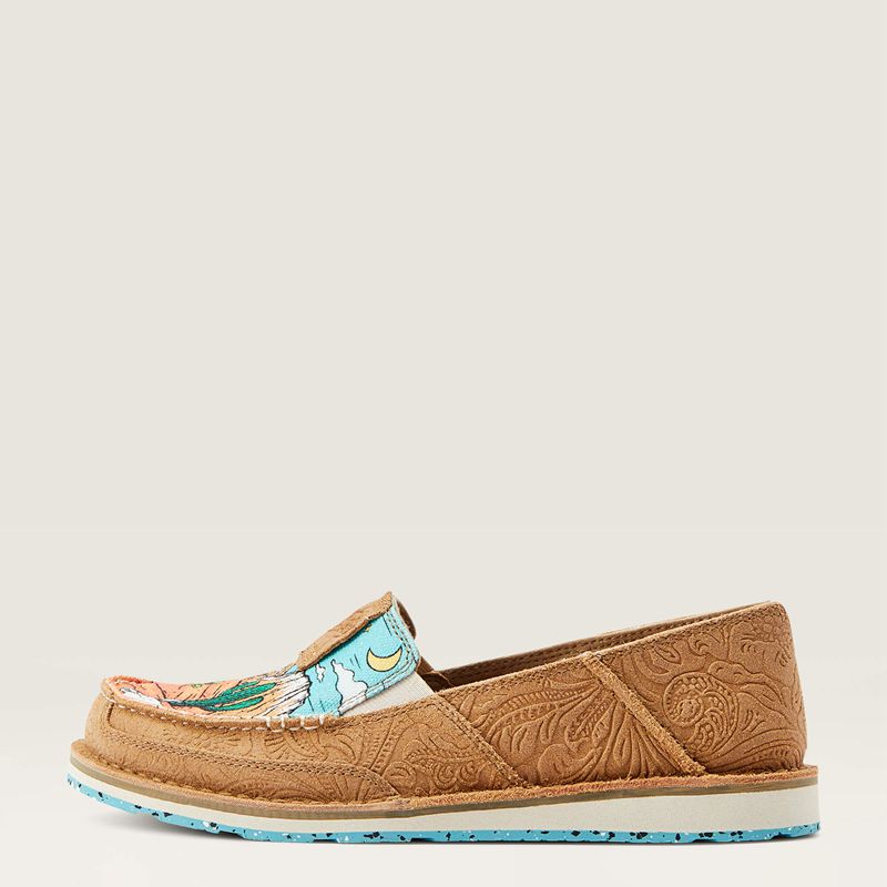 Tan Suede Emboss/ Arizona Skies Ariat Cruiser | 83AGUBQSP