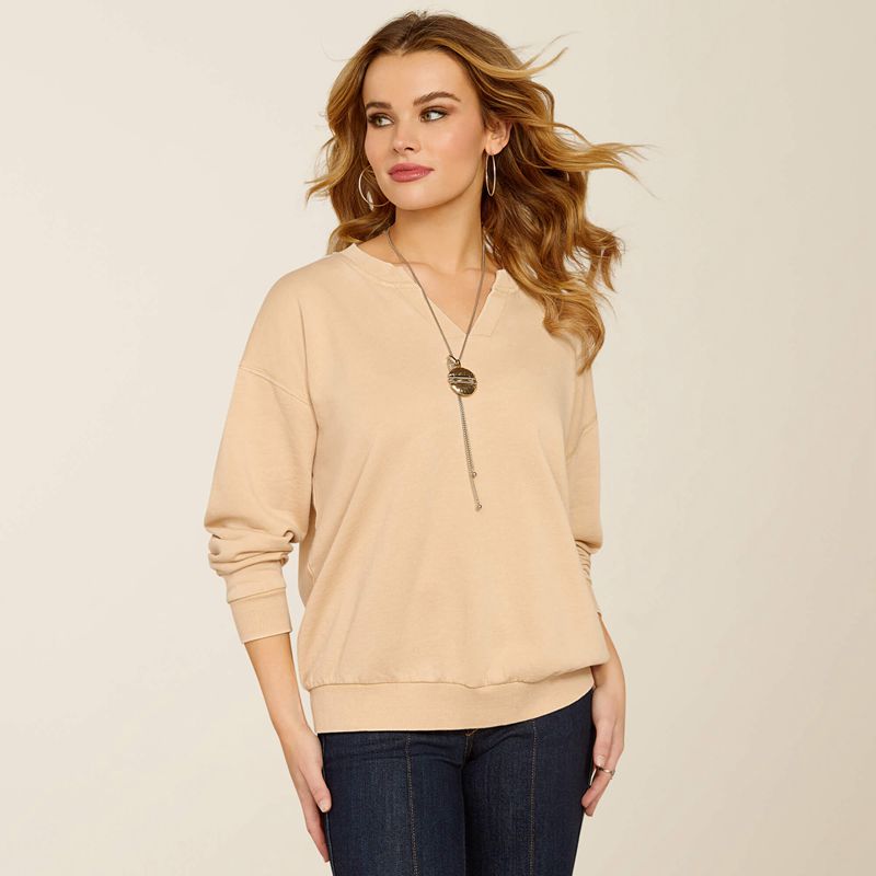 Tannin Ariat Unwind Sweatshirt | 87UMXQJTE