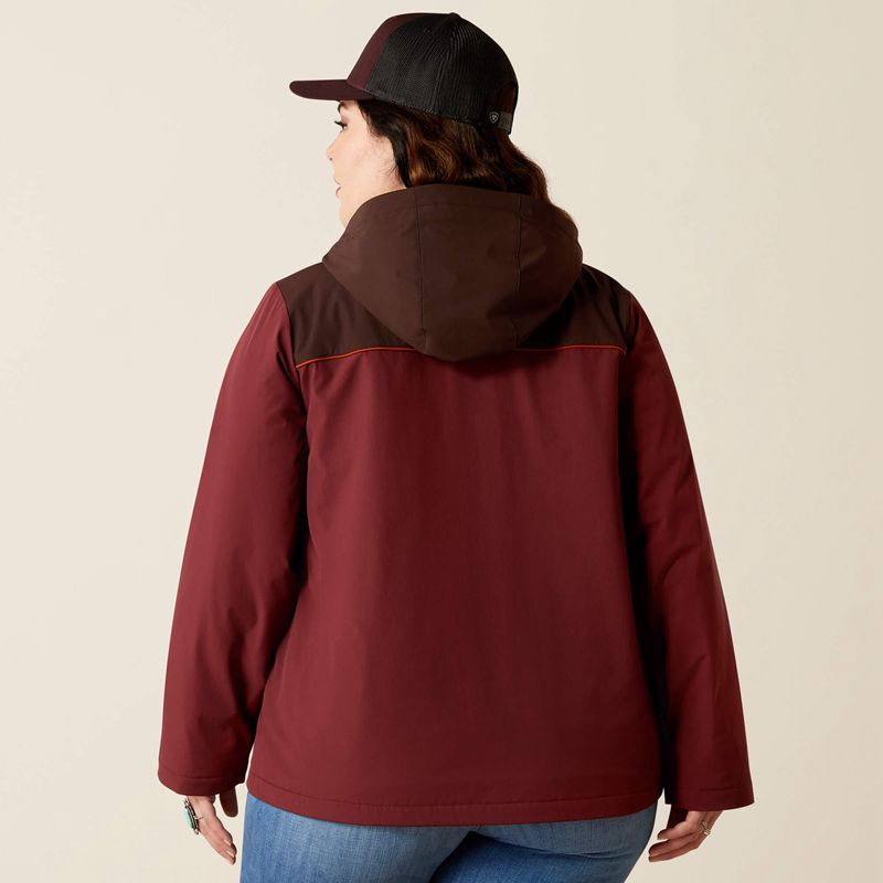 Tawny Port/Chocolate Plum Ariat Pioneer Stretchshell Jacket | 05LEFKNPW