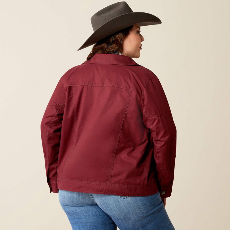 Tawny Port Ariat Grizzly Rancher Jacket | 83QPGNZUS