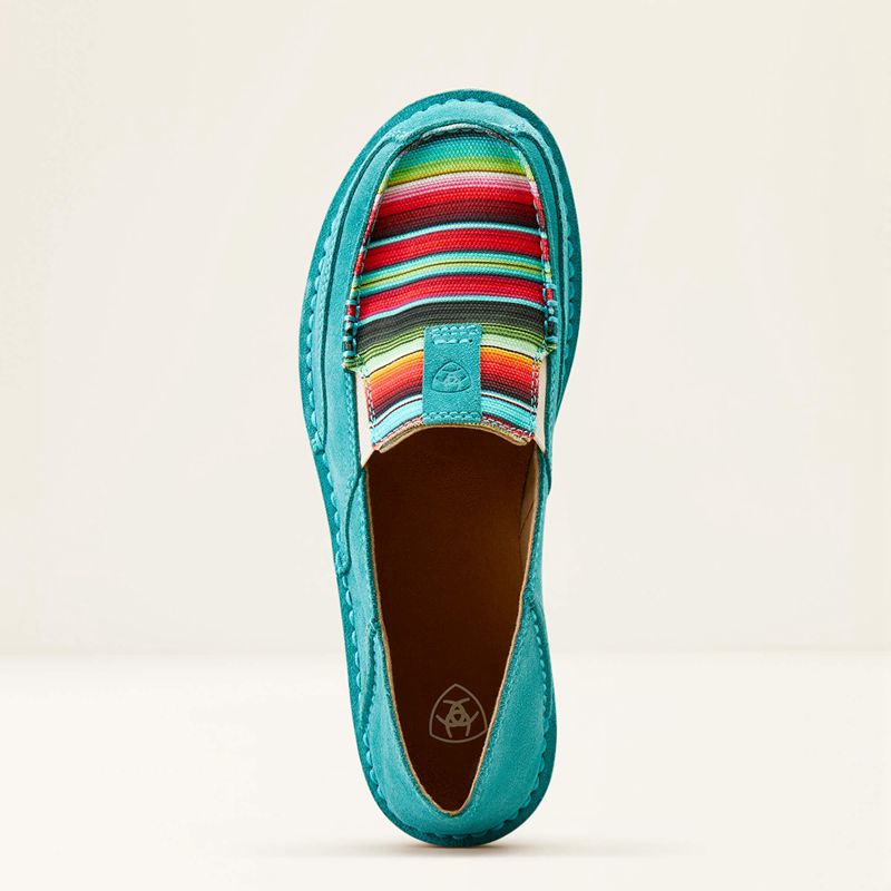 Teal Suede/Striking Serape Ariat Cruiser | 35EBKANYD