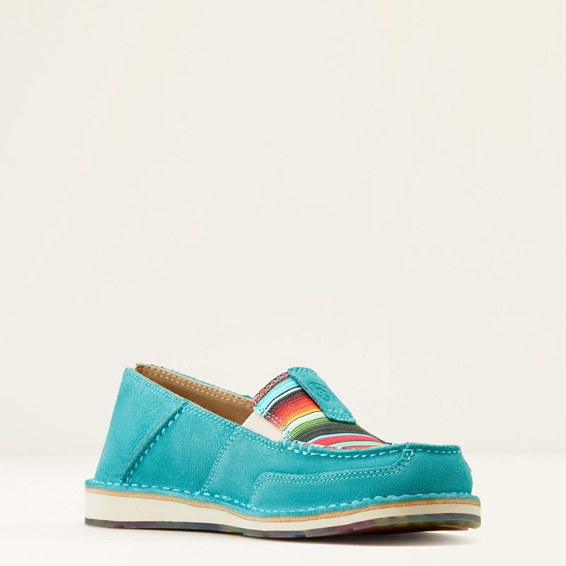 Teal Suede/Striking Serape Ariat Cruiser | 35EBKANYD