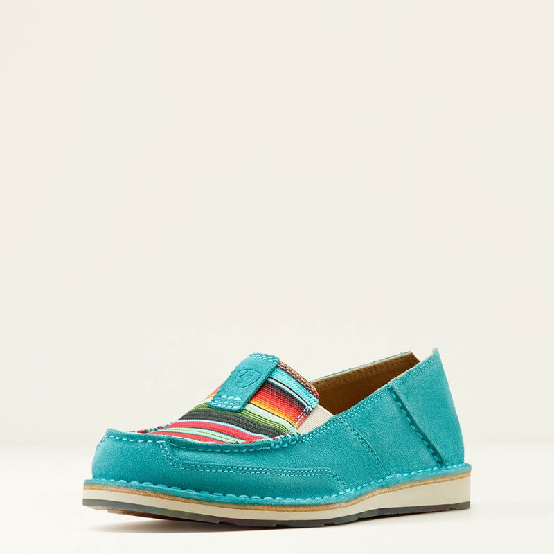 Teal Suede/Striking Serape Ariat Cruiser | 35EBKANYD