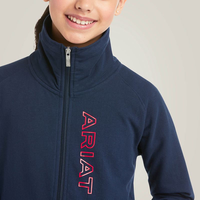 Team Ariat Team Logo Full Zip Sweatshirt | 06LVIRXFB