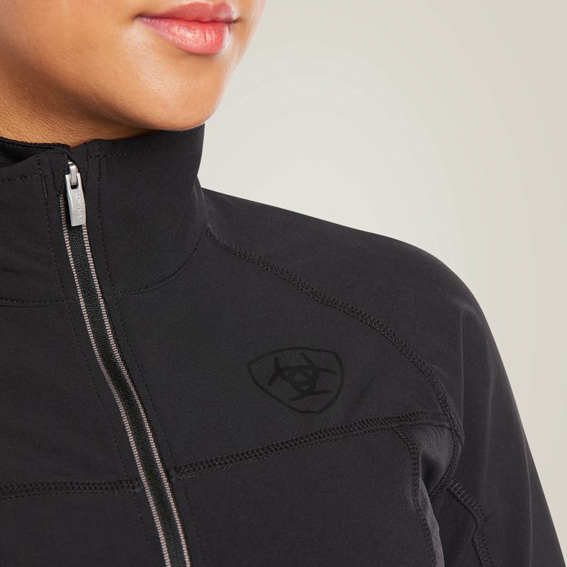 Team Black Ariat Agile Softshell Jacket | 62IDGSRZL