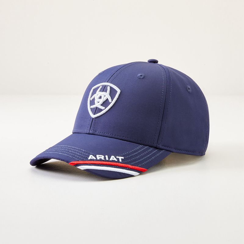 Team Navy Ariat Shield Performance Cap | 67VNGATFW