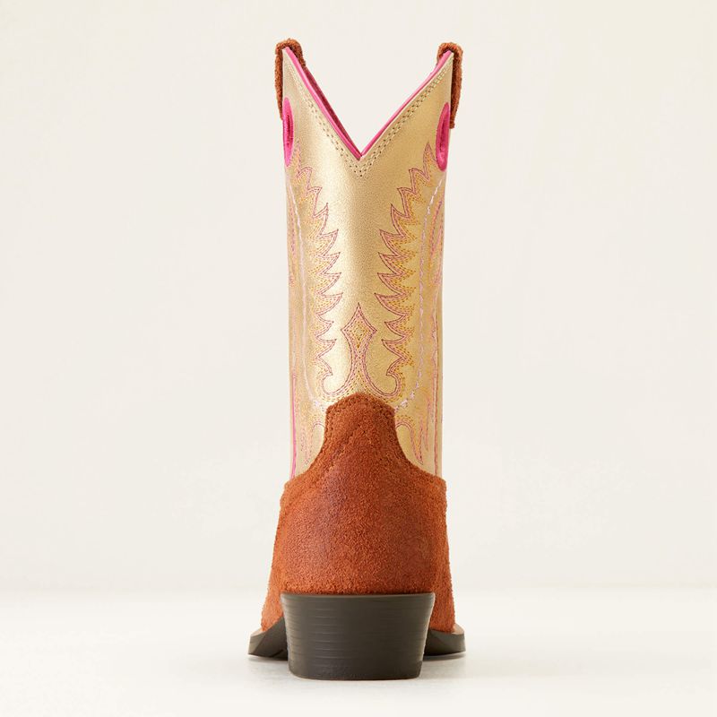 Terracotta Roughout Ariat Bk Derby Monroe Western Boot | 04WRYMXEB