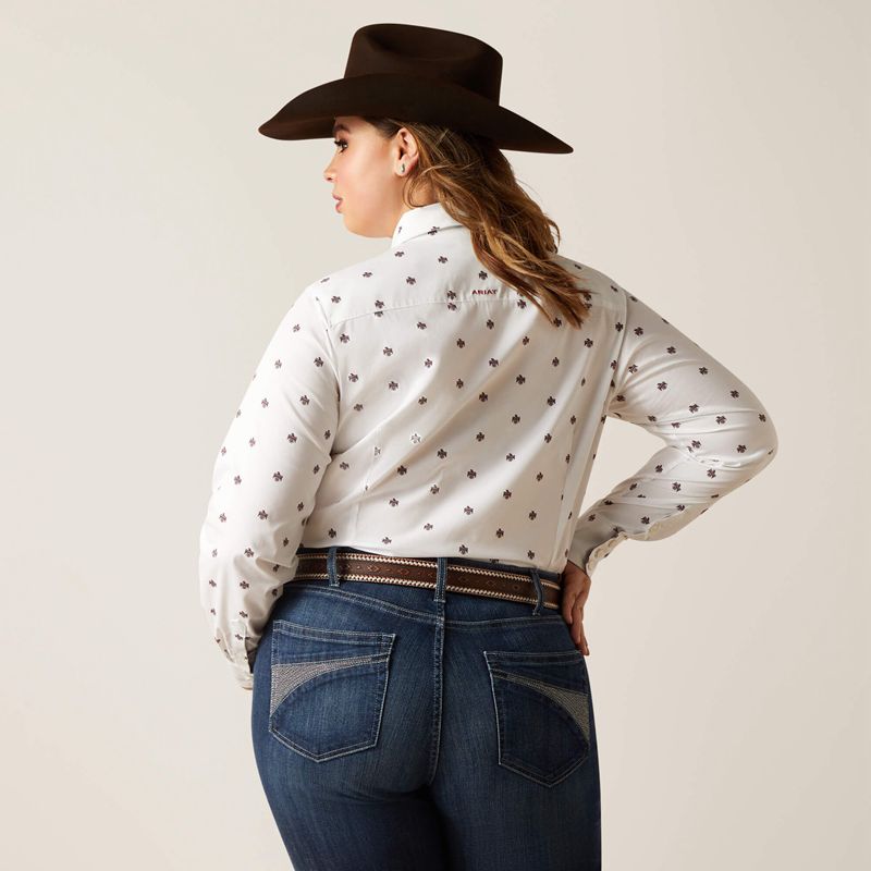 Thunderbird Print Ariat Kirby Stretch Shirt | 82QNPIGUZ