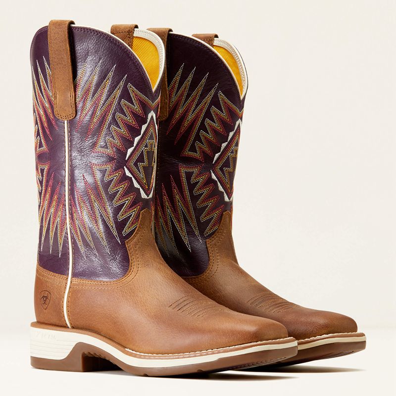 Toasty Tan Ariat Ridgeback Western Boot | 61INZODTK