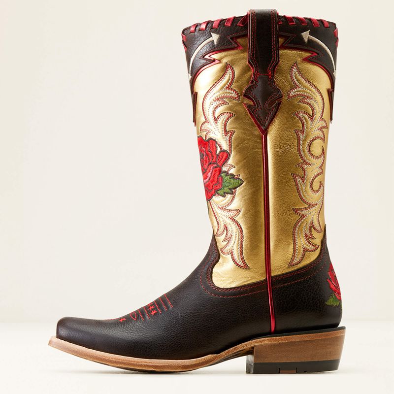 Toffee Crunch/Range Riding Ruby Ariat Futurity Rodeo Quincy Western Boot | 98IYUSGWJ