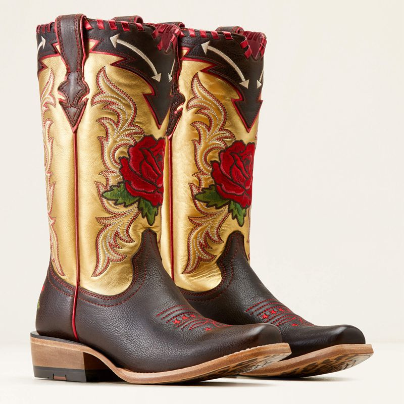 Toffee Crunch/Range Riding Ruby Ariat Futurity Rodeo Quincy Western Boot | 98IYUSGWJ