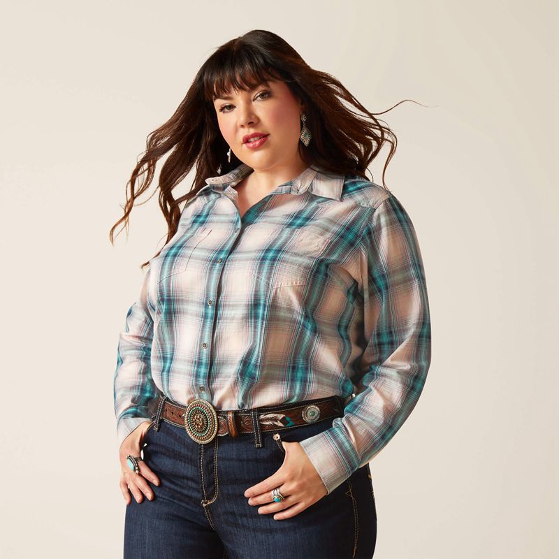 Tomboy Plaid Ariat Billie Jean Shirt | 87JHMBLYO