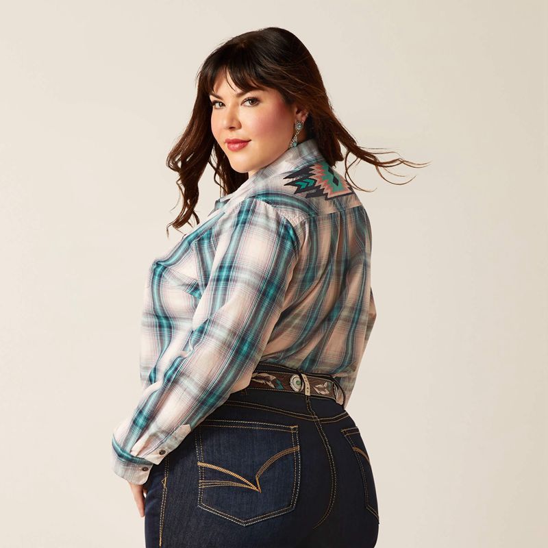 Tomboy Plaid Ariat Billie Jean Shirt | 87JHMBLYO