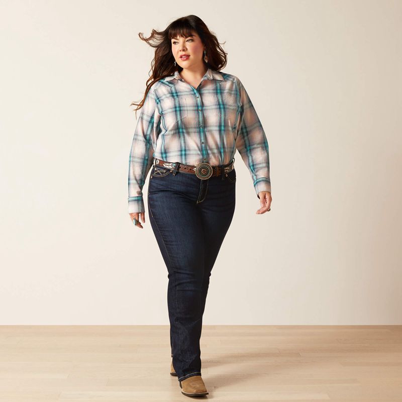 Tomboy Plaid Ariat Billie Jean Shirt | 87JHMBLYO