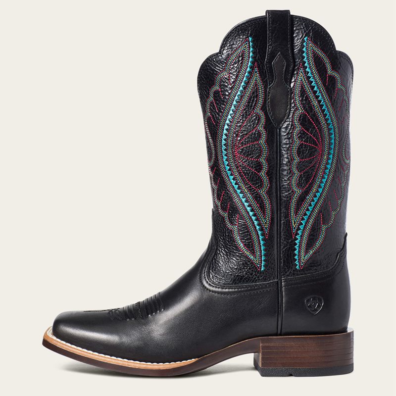 True Black Ariat Primetime Western Boot | 64ULZPGKW