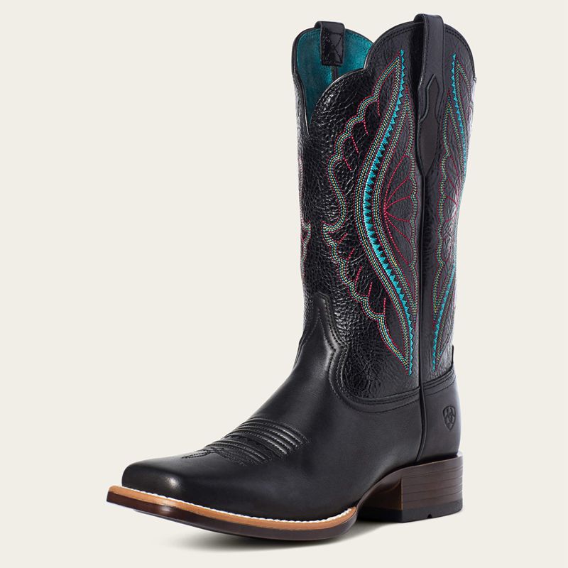 True Black Ariat Primetime Western Boot | 64ULZPGKW