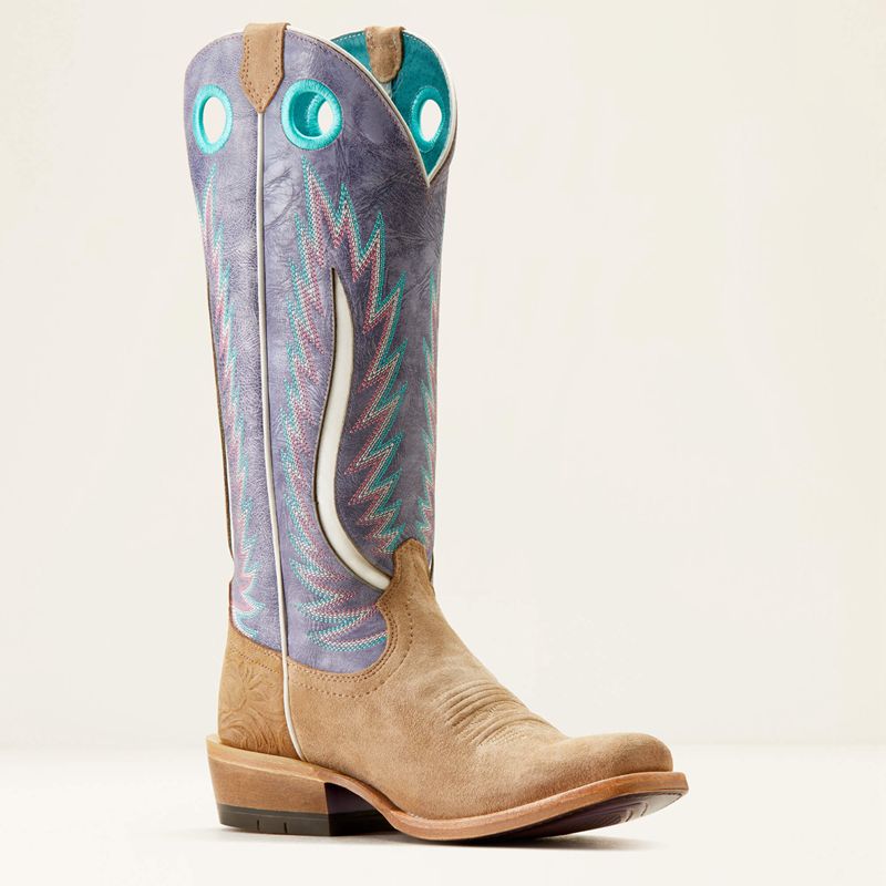 Truly Taupe/Lavender Fields Ariat Futurity Fort Worth Western Boot | 56ZTMBQWX