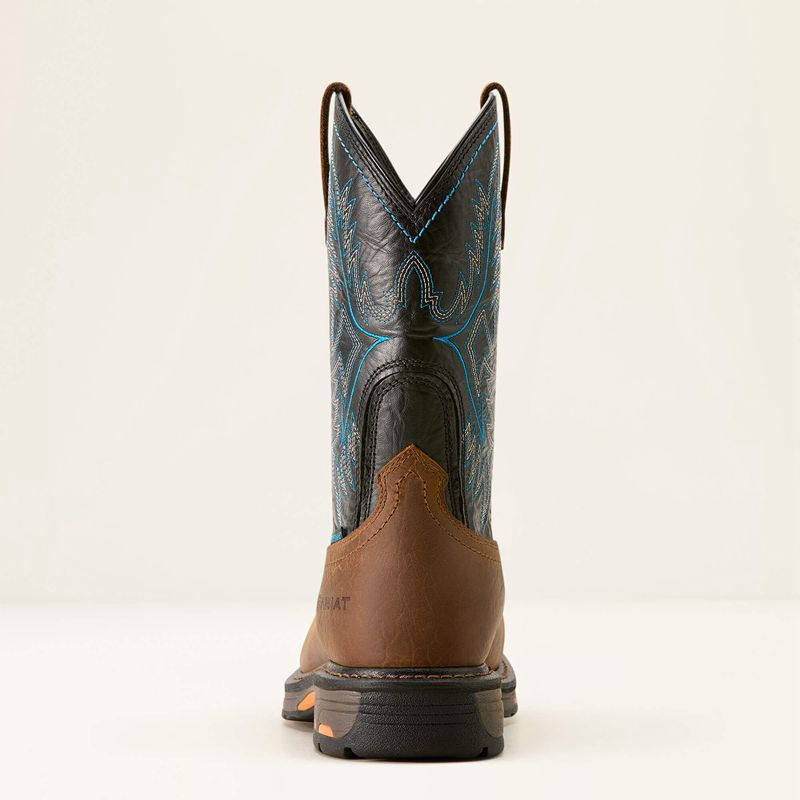 Tumbled Bark/Twilight Ariat Workhog Csa Waterproof Composite Toe Work Boot | 78AUCIKPL