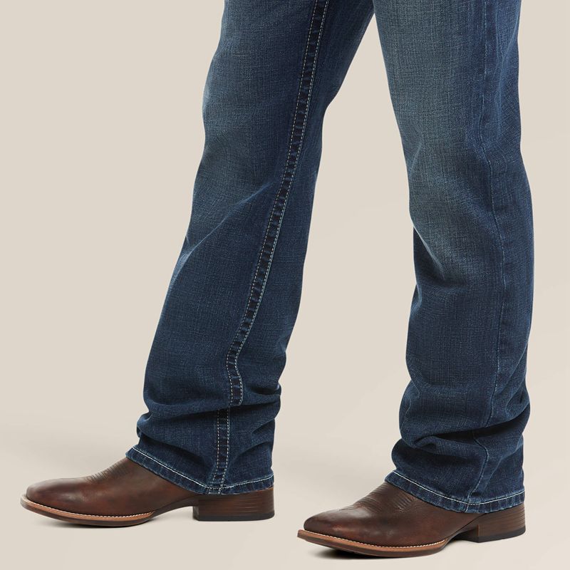 Turnout Ariat M4 Low Rise Stretch Adkins Boot Cut Jean | 04CHDVZTW