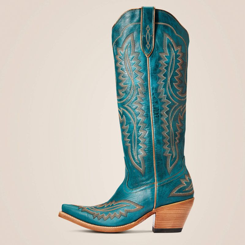 Turquoise Ariat Casanova Western Boot | 40YAGLDBX