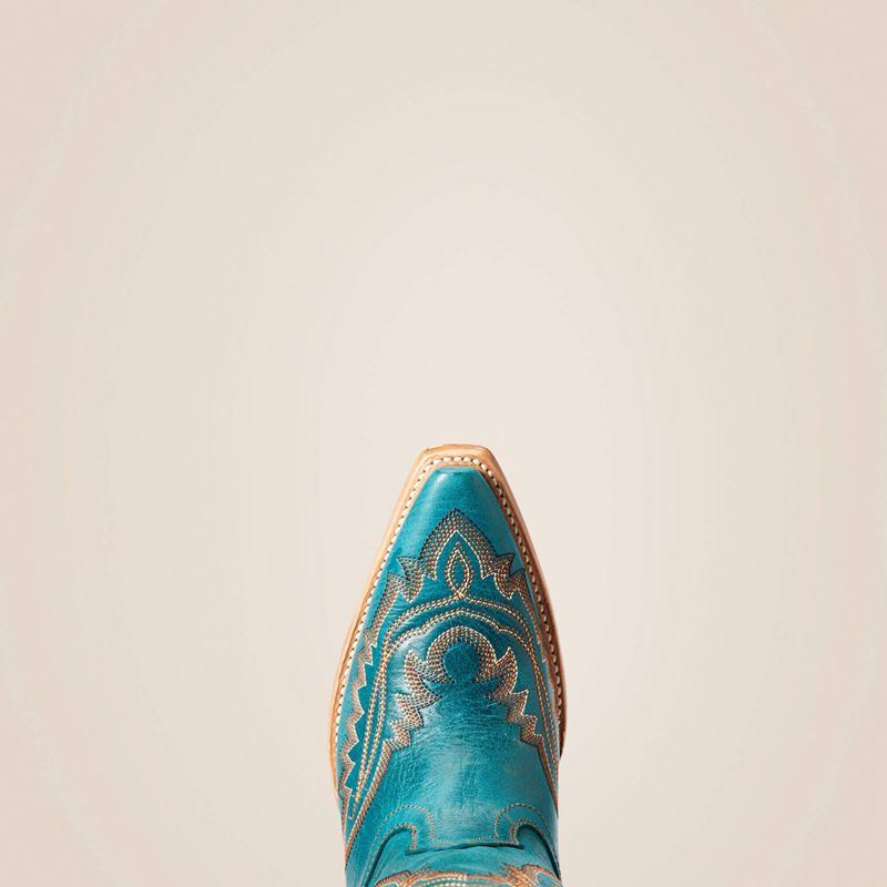 Turquoise Ariat Casanova Western Boot | 40YAGLDBX