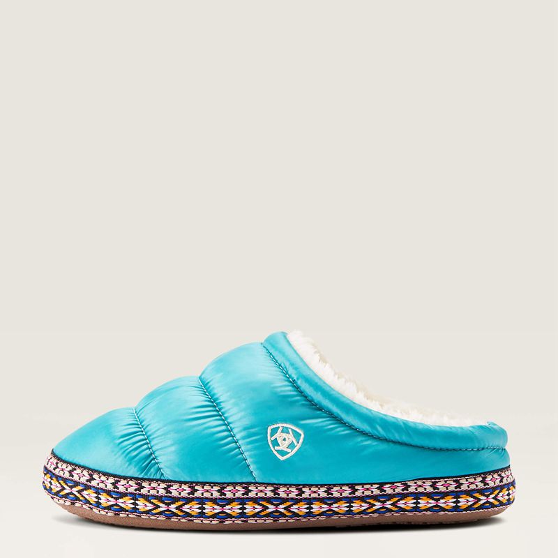 Turquoise Ariat Crius Clog Slipper | 03JQDGVHS