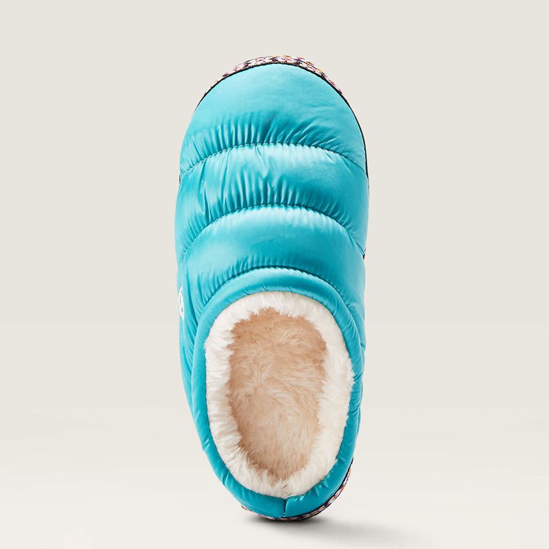 Turquoise Ariat Crius Clog Slipper | 03JQDGVHS