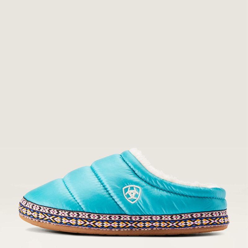 Turquoise Ariat Crius Clog Slipper | 79NQMCYDE