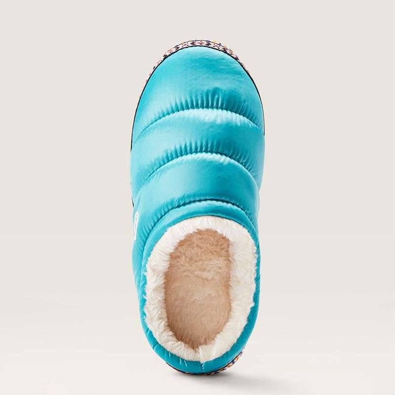 Turquoise Ariat Crius Clog Slipper | 79NQMCYDE