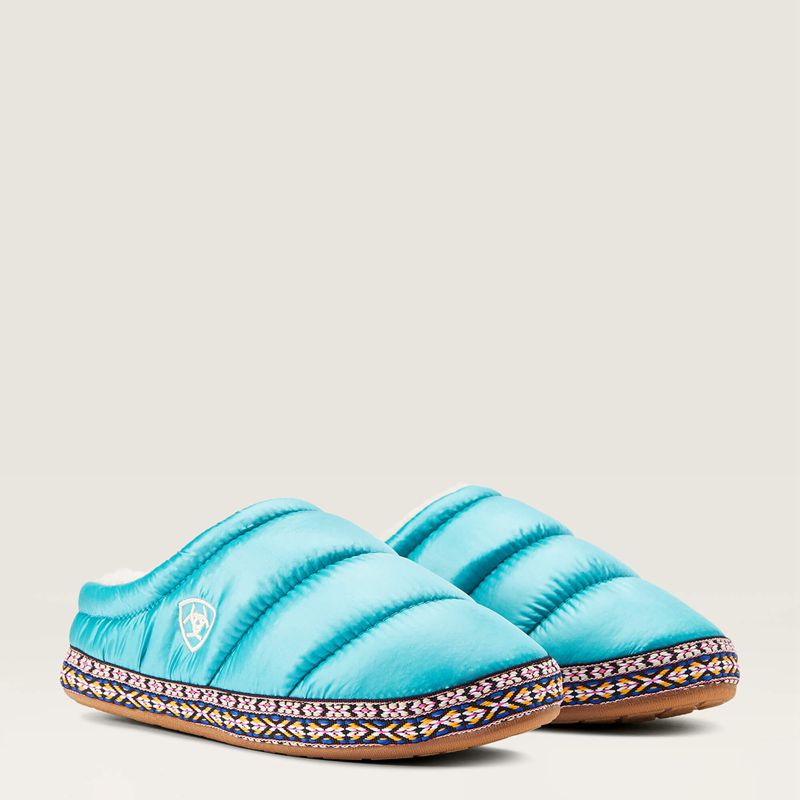 Turquoise Ariat Crius Clog Slipper | 79NQMCYDE