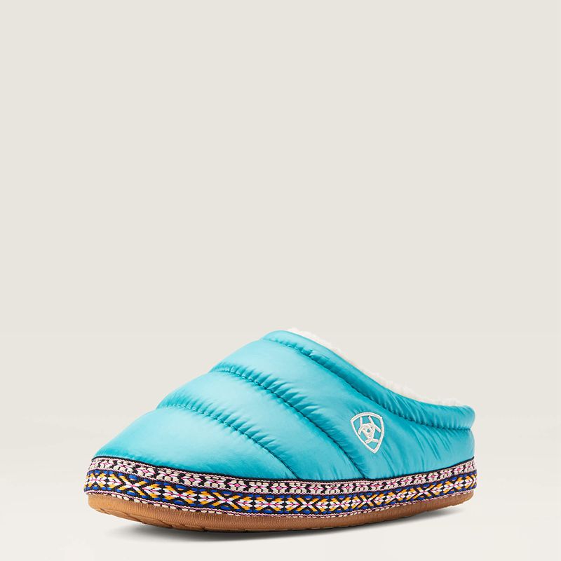 Turquoise Ariat Crius Clog Slipper | 79NQMCYDE