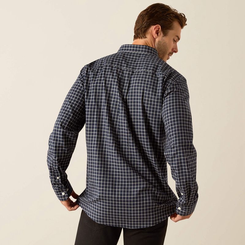 Twilight Plaid Ariat Clement Shirt | 58EVNOXFK