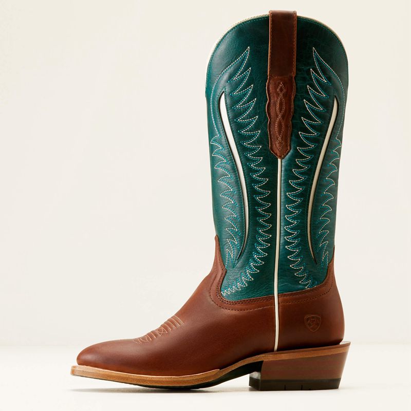 Umber Rust/Turquoise Nights Ariat Futurity Limited Western Boot | 17HAWJTXG