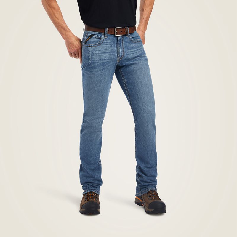 Ventura Ariat Rebar M4 Low Rise Durastretch Edge Boot Cut Jean | 83VSWQDGB